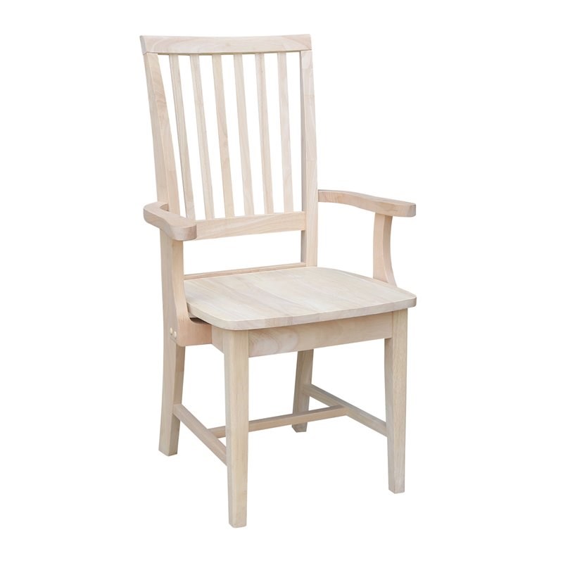 Mission Side Chair With Arms Homesquare