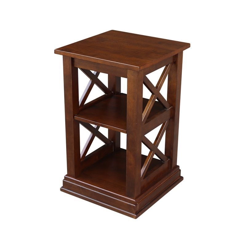 Hampton Accent Table With Shelves