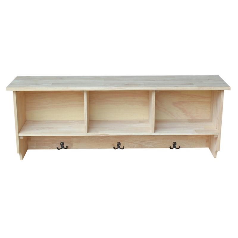 Wall Shelf Unit with Storage Homesquare