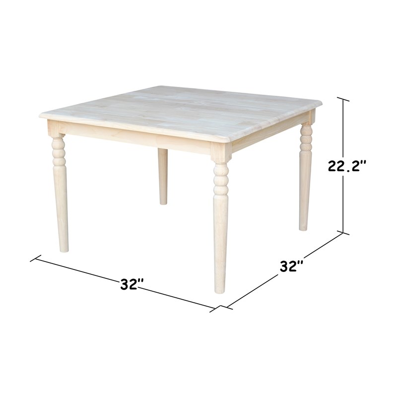 square kids table