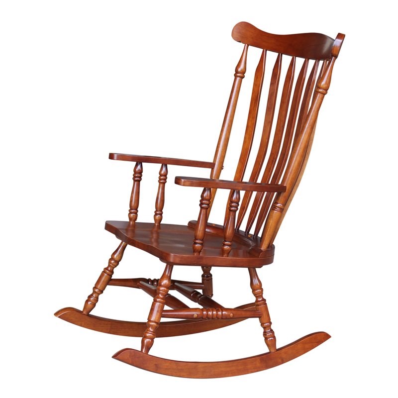 solid wood easy chair