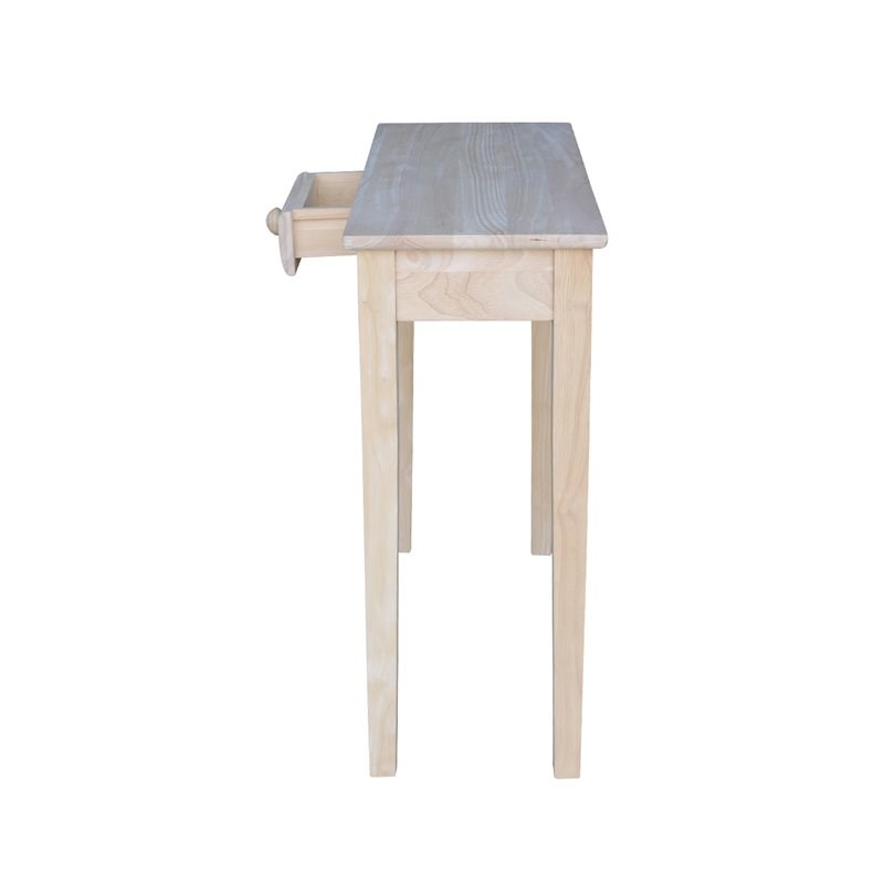 International Concepts Unfinished Hall Console Table With Drawer Homesquare International Concepts Unfinished Hall, Unfinished Console Table With Drawers