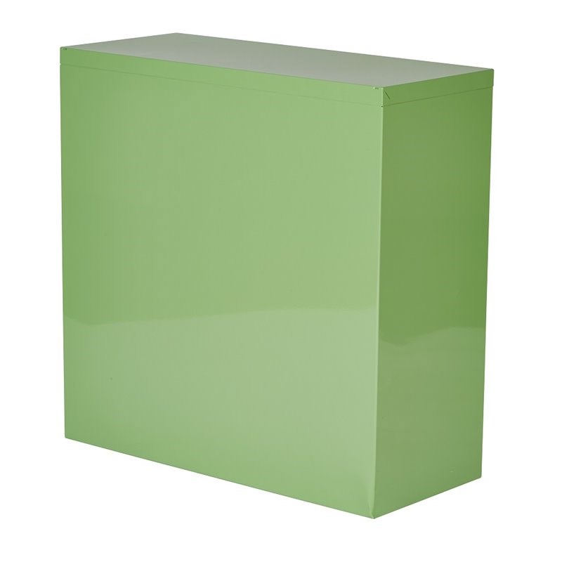2 Shelf Metal Green Bookcase by OSP Home Furnishings
