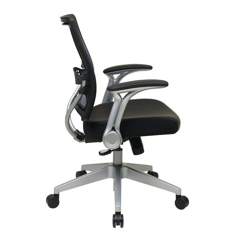 black airgrid back office chair