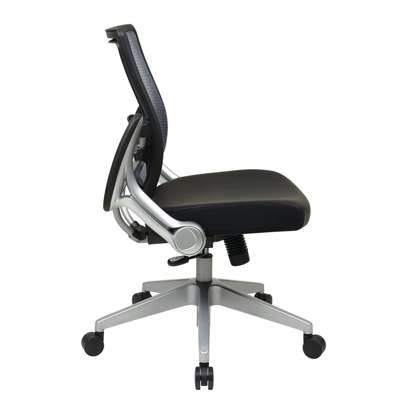 black airgrid back office chair