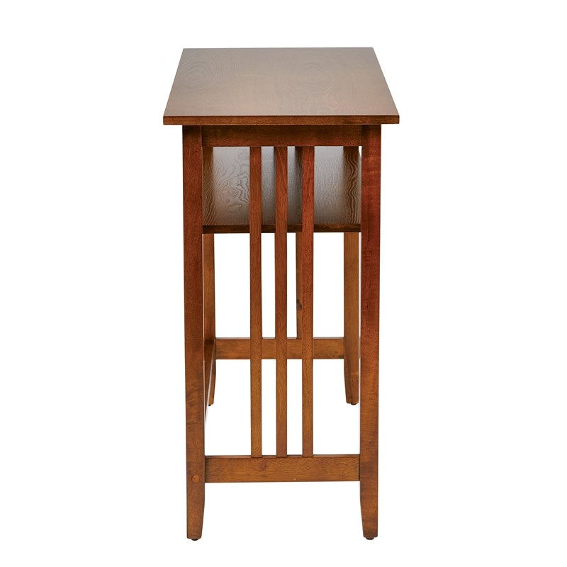 Sierra 36 inch Foyer Table in Ash Brown by OSP Home Furnishings
