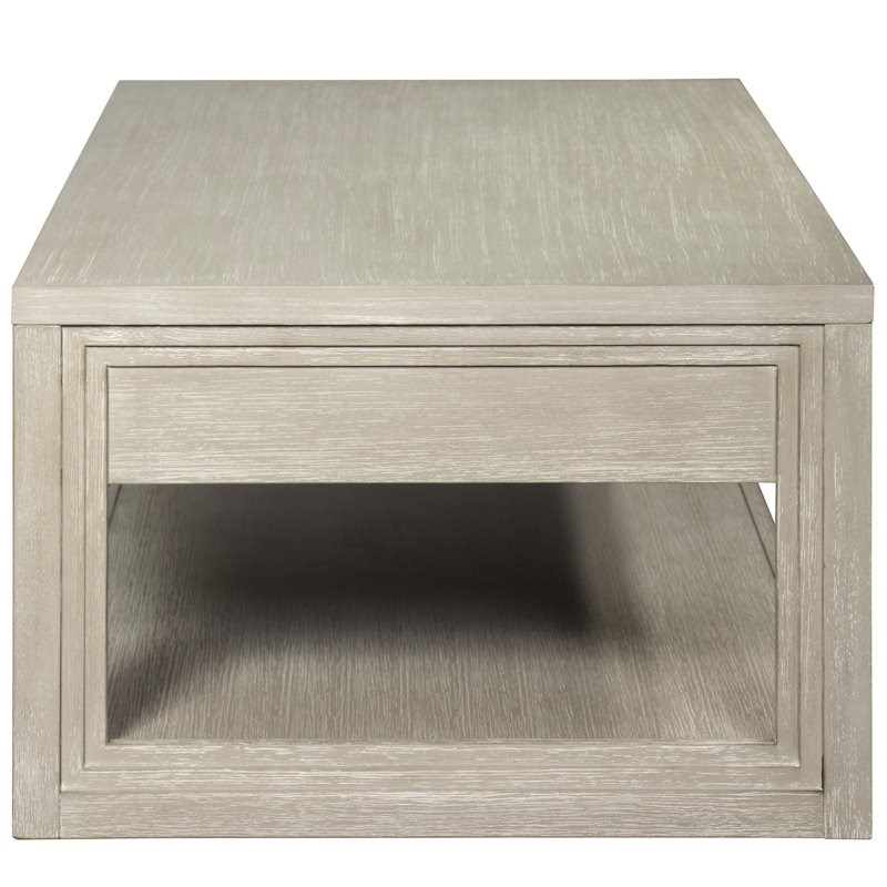 Riverside Furniture Cascade Modern Contemporary Coffee Table in Dovetail