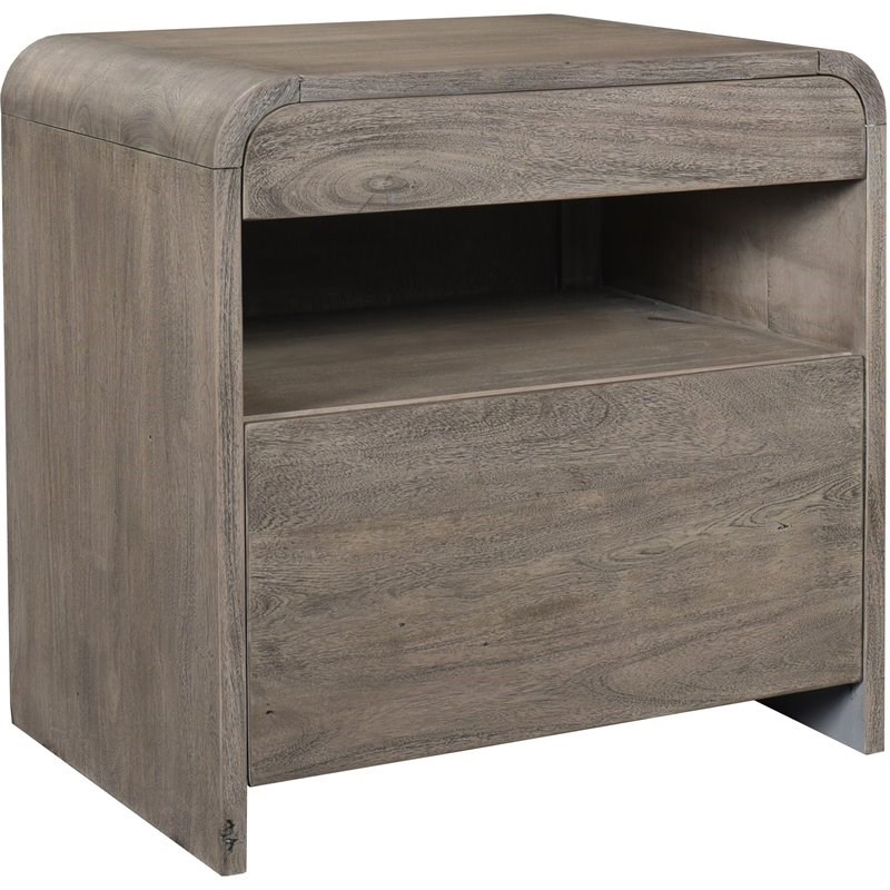 Riverside Furniture Waverly Urban Wood Lateral File Cabinet in Sandblasted Gray