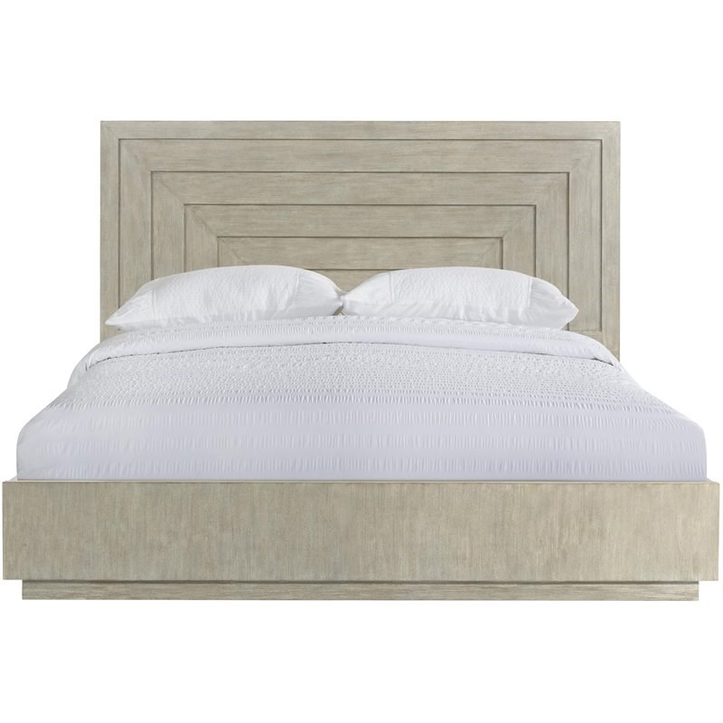 Riverside Furniture Cascade Contemporary King Panel Bed in Dovetail