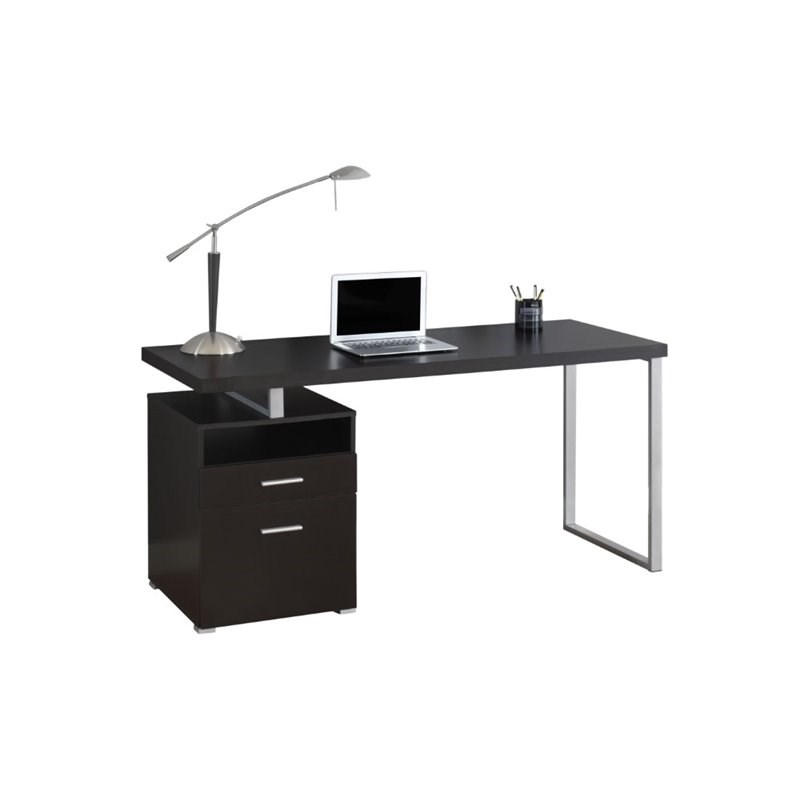 Computer Desk Home Office Laptop Storage Drawers 60
