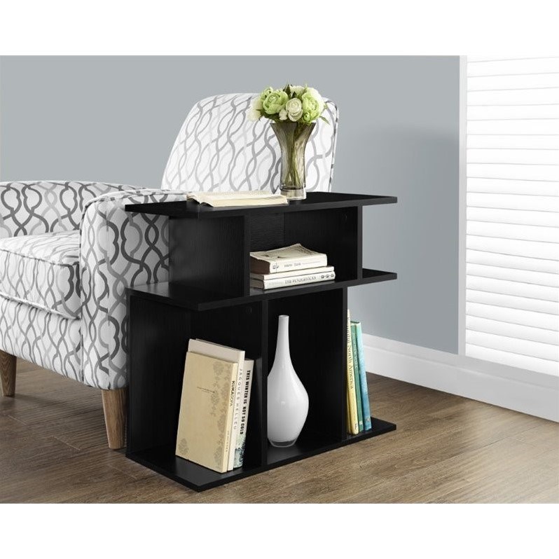 Monarch End Table in Black