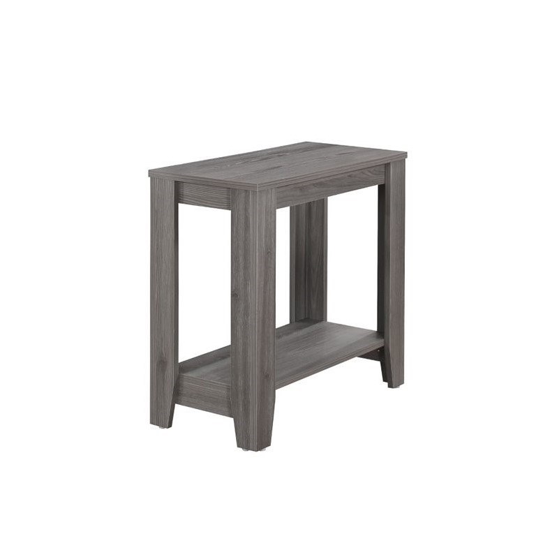 Monarch End Table in Gray