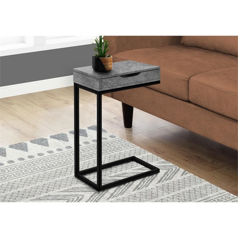 monarch metal accent table