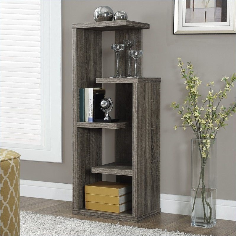 Monarch 48 inch Accent Display Unit in Dark Taupe