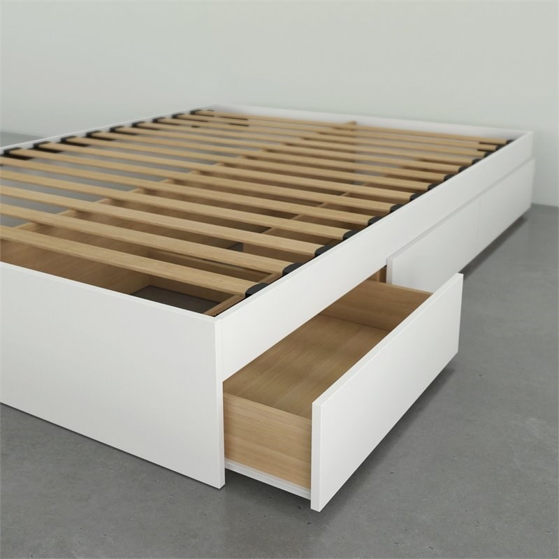 Nexera 373903 Twin Size Bed 3-Drawer White