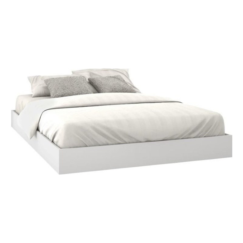 Nexera 346003 Queen Size Platform Bed White