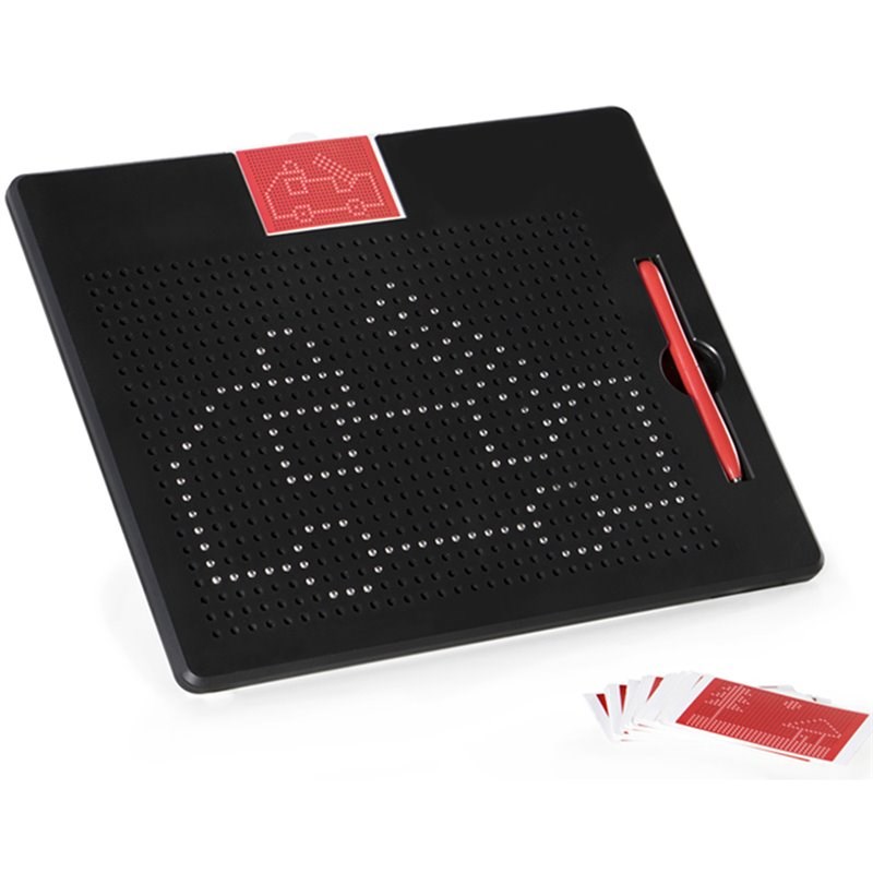 Guidecraft Manipulatives Plastic Magna Tablet with Magnetic Pen Set in Black