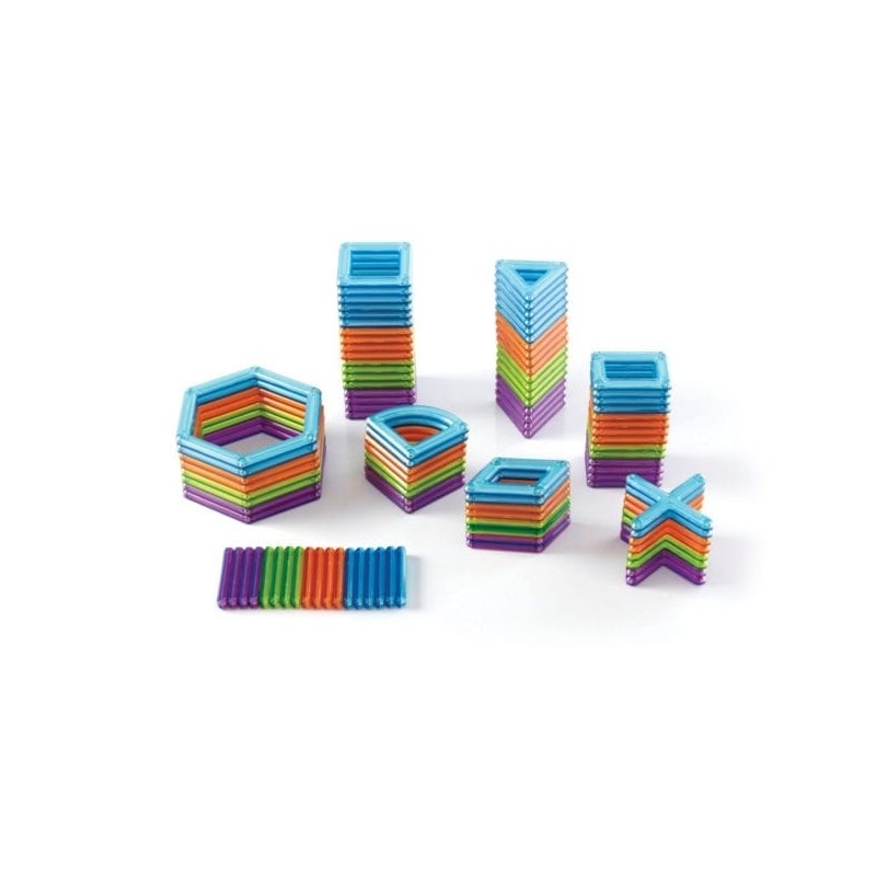 Guidecraft PowerClix 100-Piece Plastic Classroom Set in Multi-Color
