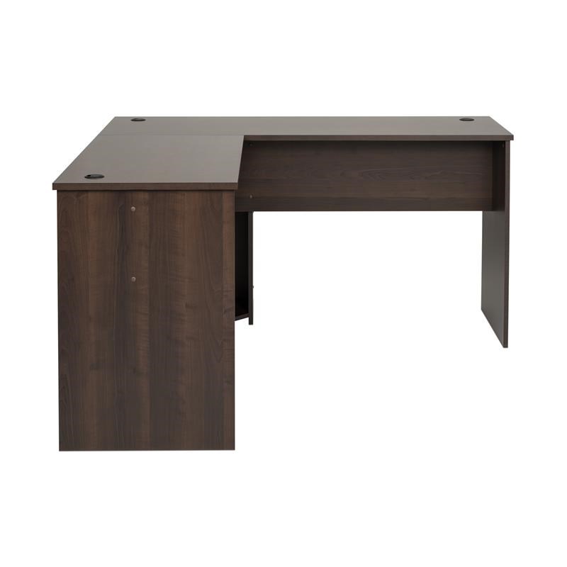 Prepac LShaped Computer Desk in Espresso Homesquare
