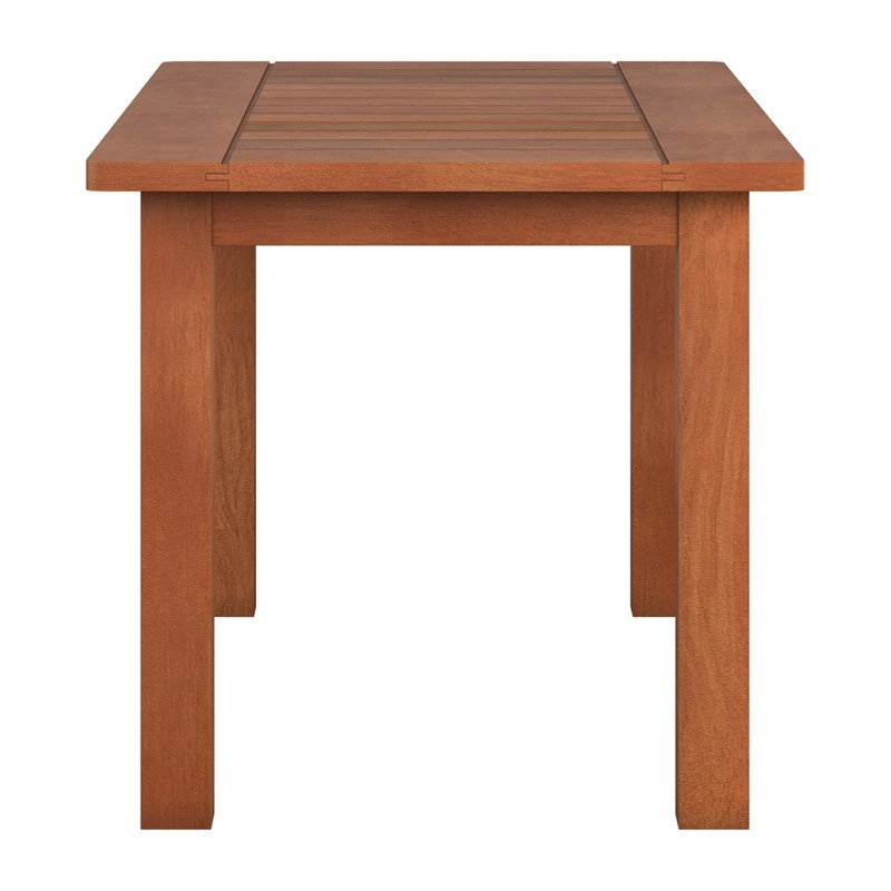 CorLiving Miramar Natural Wood Outdoor Coffee Table