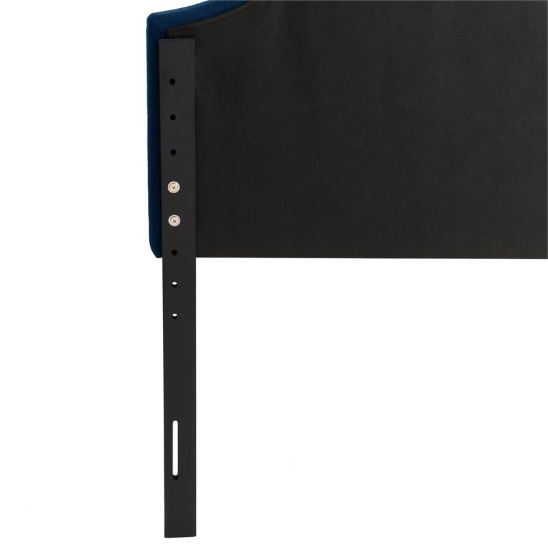 CorLiving Calera Tufted Navy Blue Fabric Headboard - Double/Full
