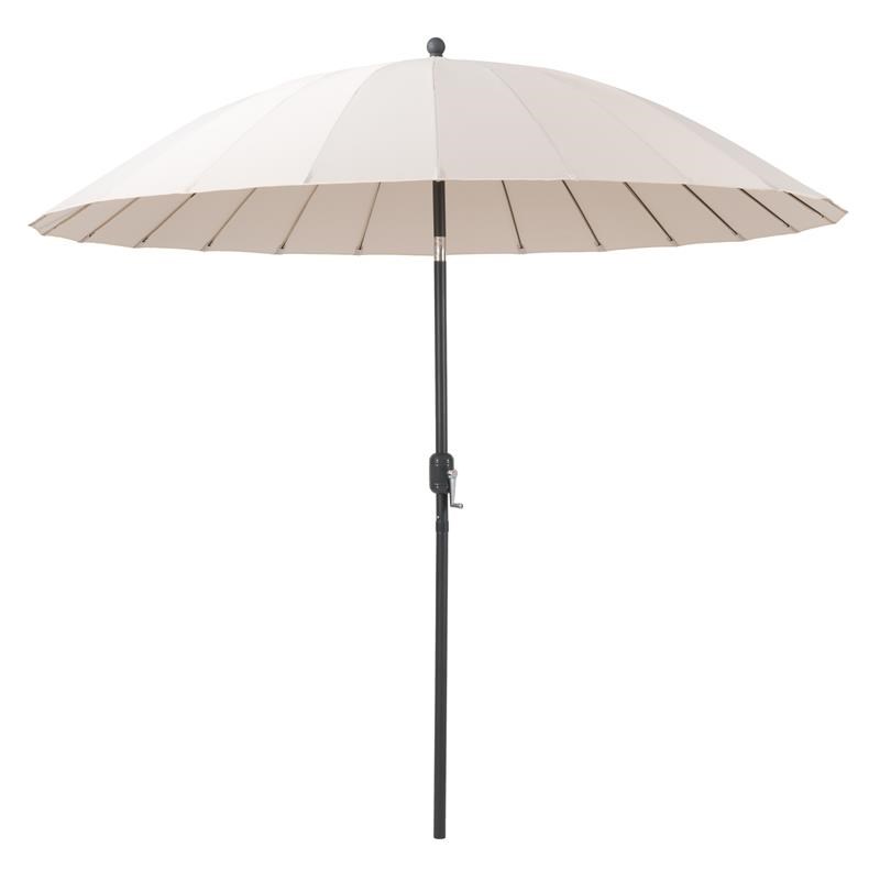 motor Neem een ​​bad Alternatief voorstel CorLiving Beige Fabric Garden Parasol Patio Umbrella | Homesquare