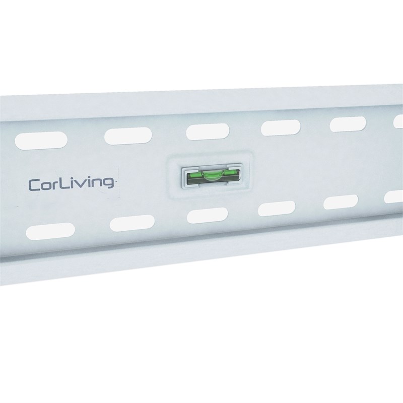 CorLiving White Metal Tilting Low-Profile White Wall Mount for 26