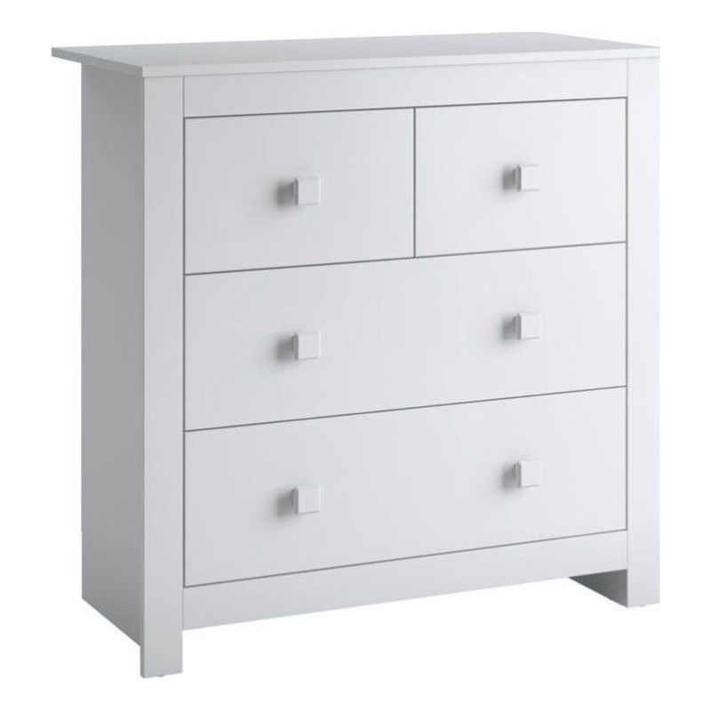 CorLiving Madison Chest of Drawers in Snow White