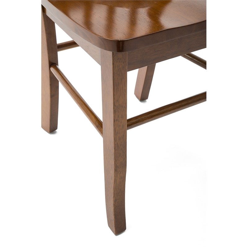 Boraam Shaker Dining Chair in Walnut (Set of 2)
