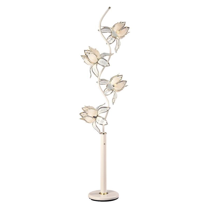 tall flower floor lamps