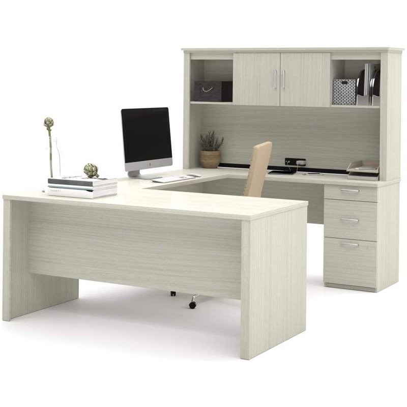 bestar white computer desk