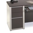 Bestar Connexion Office 1 Drawer Filing Cabinet in Slate & Sandstone