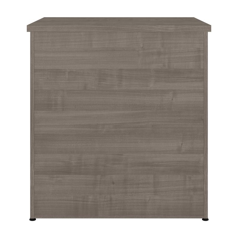 Bestar Logan 2-Drawer Engineered Wood Lateral File Cabinet in Silver Maple
