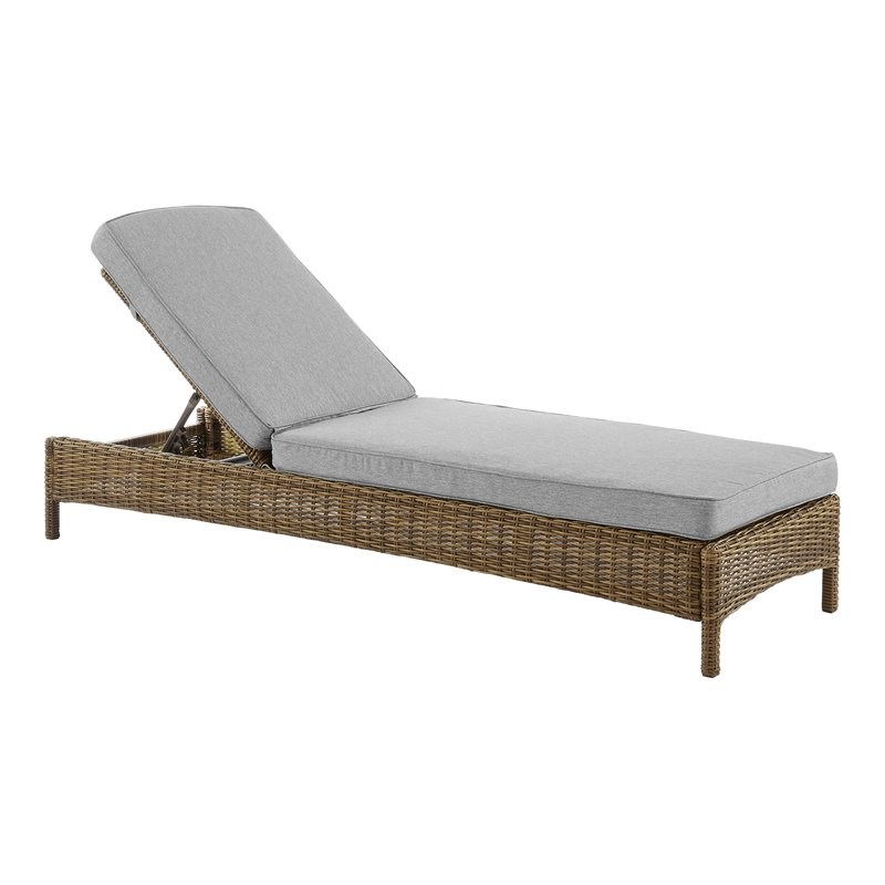 Wicker Outdoor Chaise Lounge, Wicker Outdoor Chaise Lounge