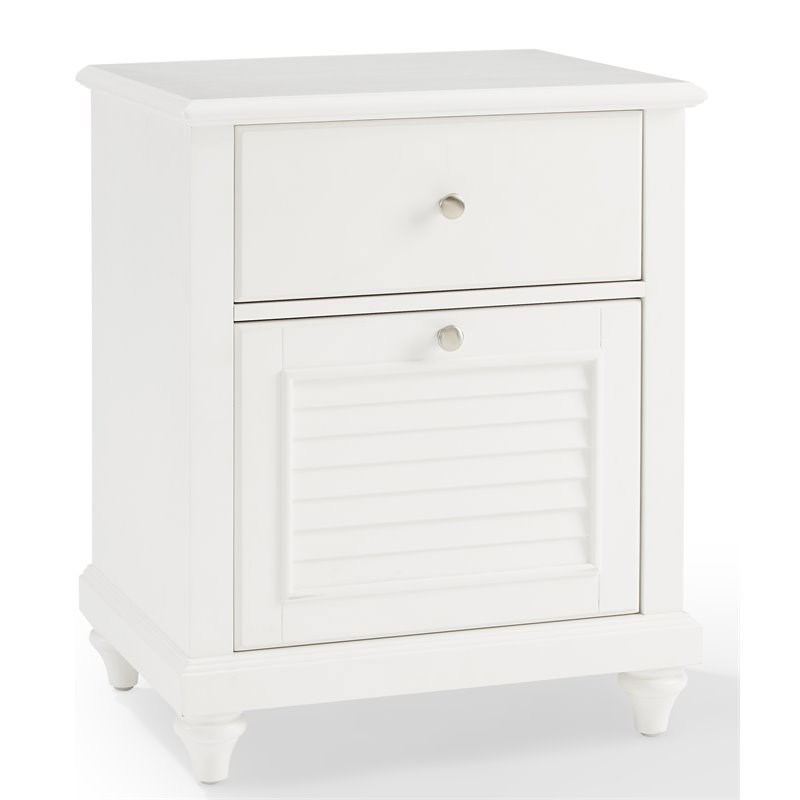 Crosley Furniture Palmetto Traditional Wood File Cabinet in White