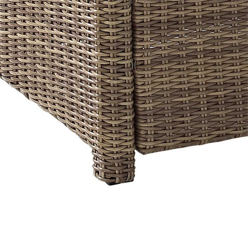 Crosley Furniture Bradenton 5-Piece Fabric Swivel Rocker & Sofa Set in Beige