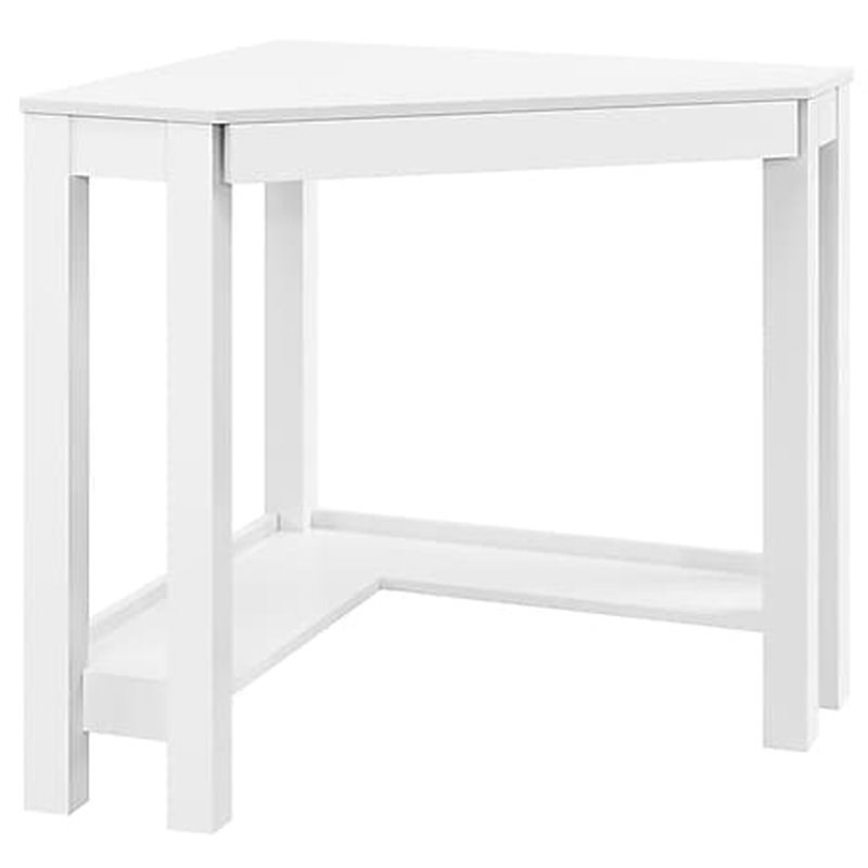 Ameriwood Home Parsons Corner Writing Desk in White