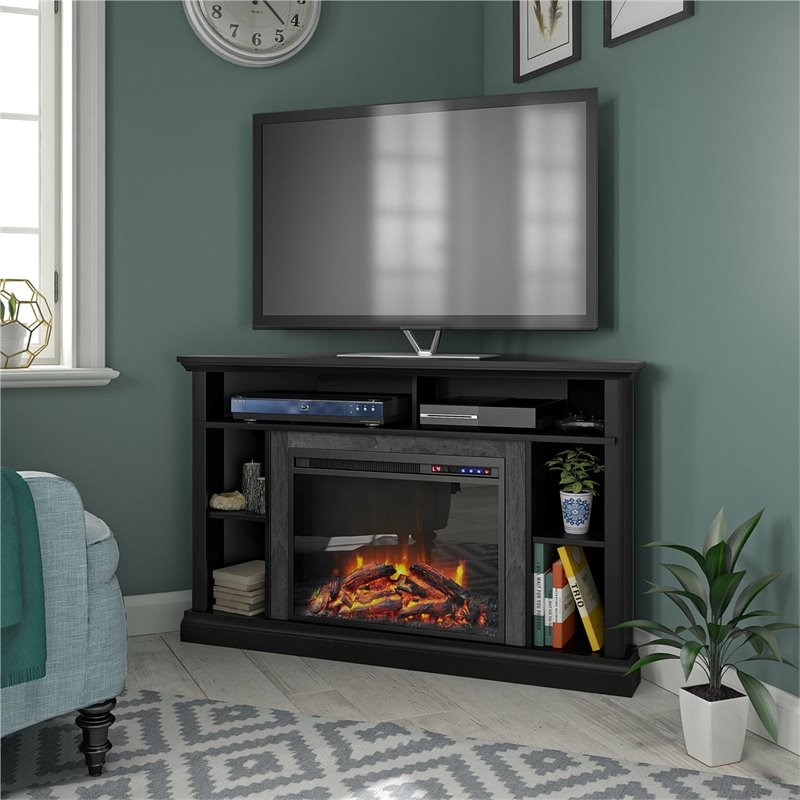 Ameriwood Home Overland Electric Corner Fireplace up to 50