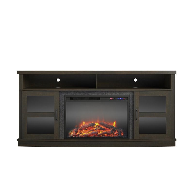 Ameriwood Home Ayden Park Fireplace TV Stand up to 65