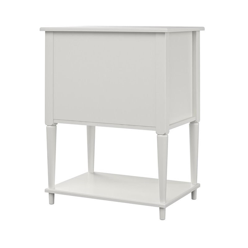 Ameriwood Home Fairmont Accent Table in Soft White