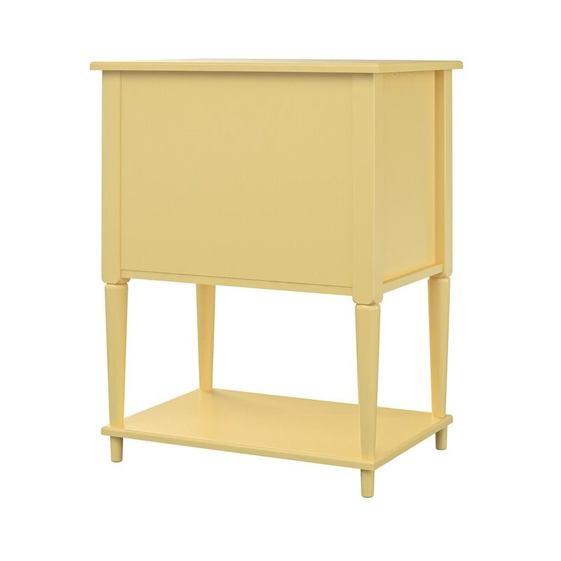 Ameriwood Home Fairmont Accent Table in Yellow