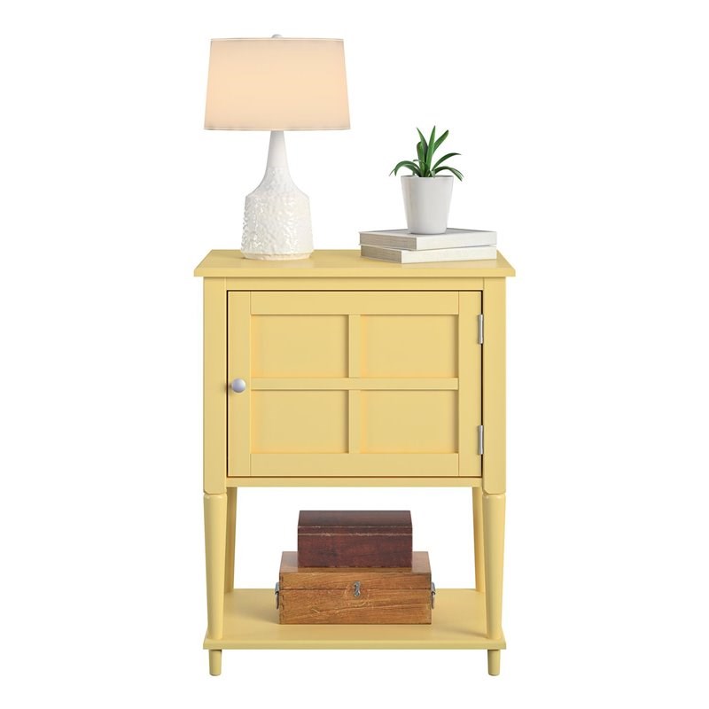 Ameriwood Home Fairmont Accent Table in Yellow