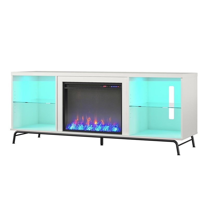Ameriwood Home Melbourne Fireplace TV Stand for TVs up to 70