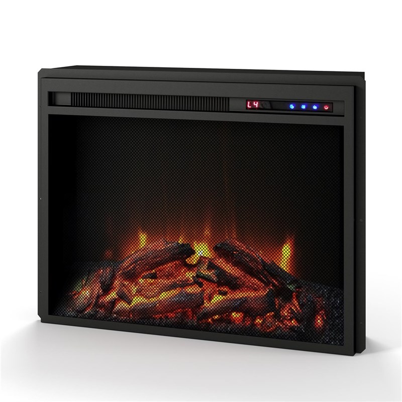 altraflame 23" electric fireplace insert in black