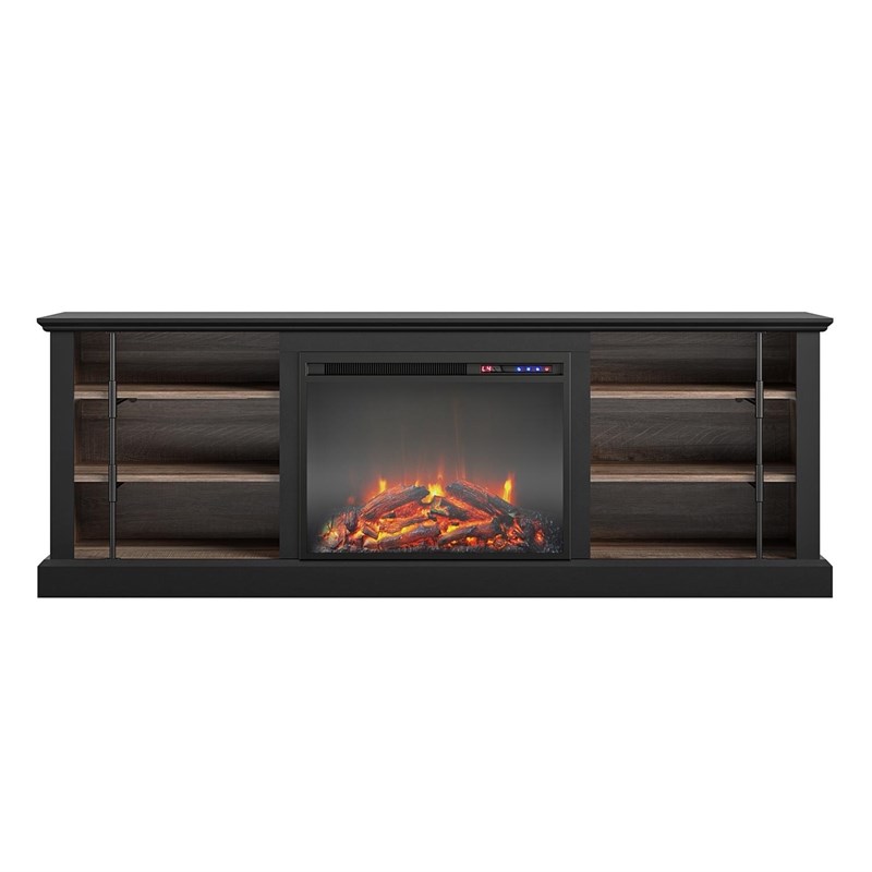 Ameriwood Home Hoffman Fireplace TV Stand for TVs up to 70