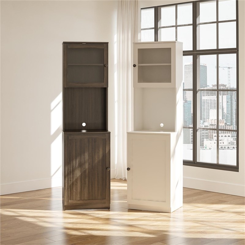 Ameriwood Home Vienna Tall Bar in White Homesquare