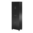 SystemBuild Lonn Storage Cabinet with Drawer in Black