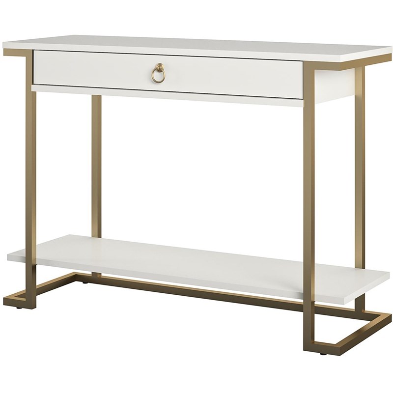 CosmoLiving by Cosmopolitan Camila Console Table in White