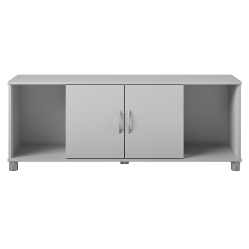 Systembuild Lory Shoe Storage Bench in Dove Gray