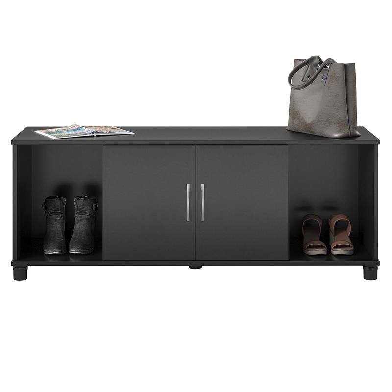 Systembuild Lory Shoe Storage Bench in Black